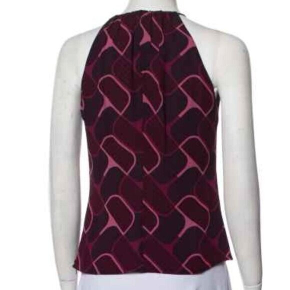 Gucci Equestrian Horse Bit Print Silk Blouse - Picture 11 of 16